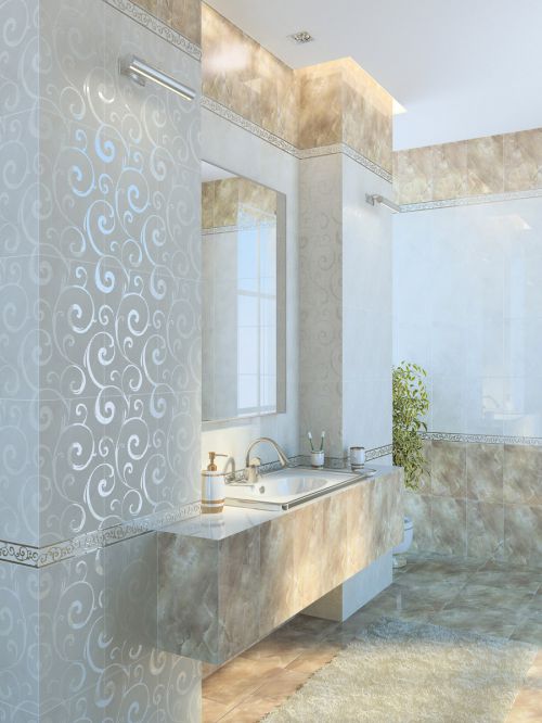 керамическая плитка для ванной комнаты